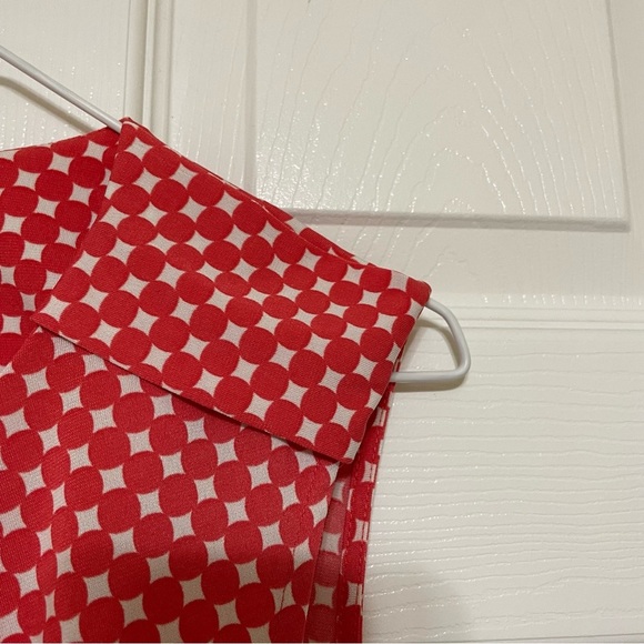 Worthington Red Sleeveless Blouse with Notched Collar - Picture 4 of 9